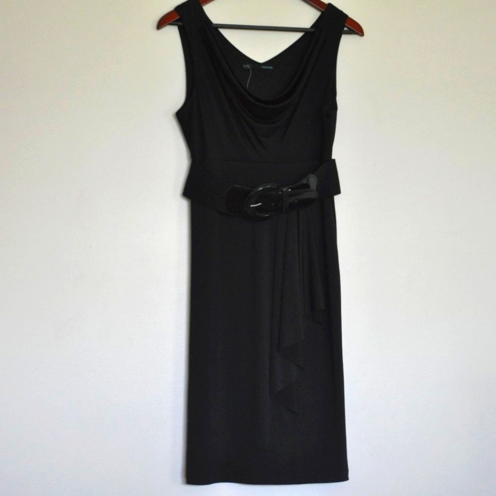 Maurices Black Dress with belt